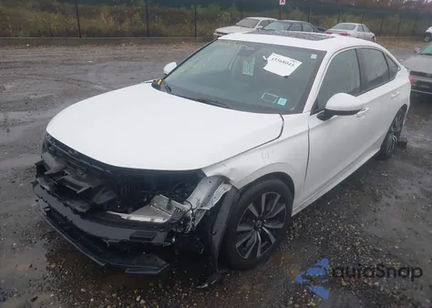 2022 Honda Civic Ex from USA, damaged, VIN JHMFE1F76NX000054